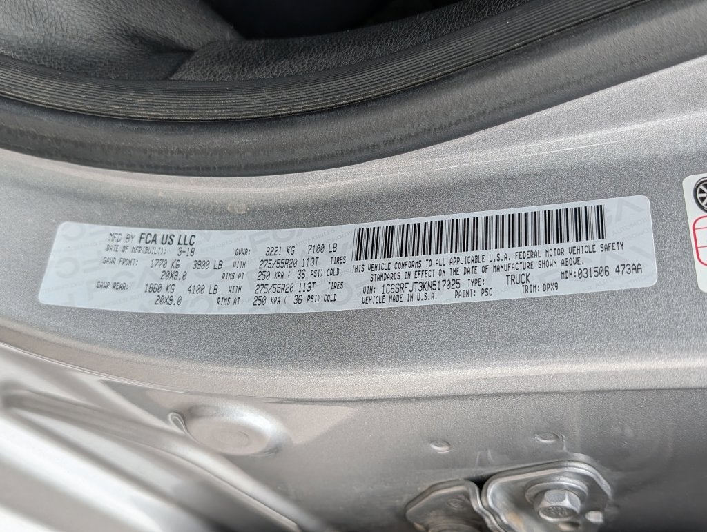 2019 RAM 1500 Laramie
