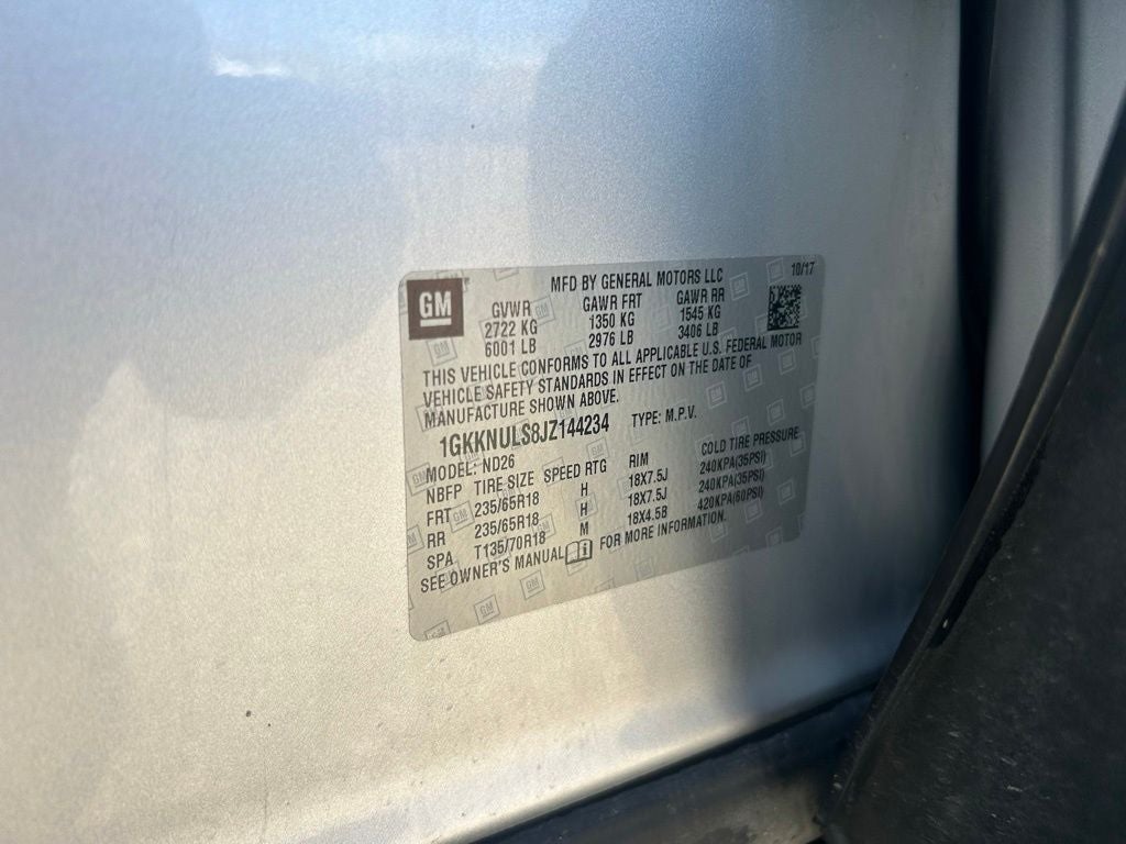 2018 GMC Acadia SLT-1