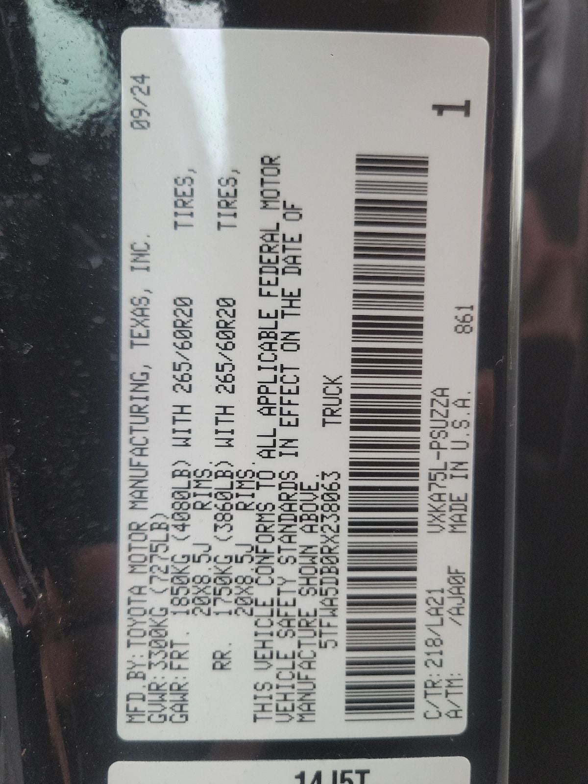 2024 Toyota Tundra Platinum
