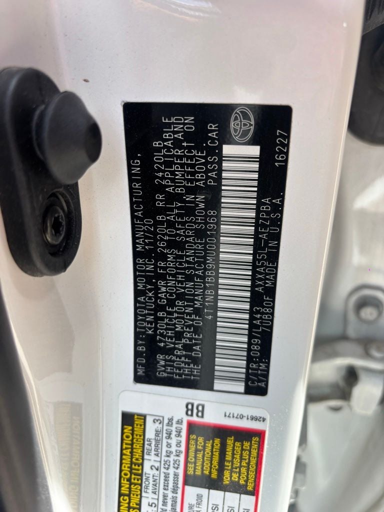 2021 Toyota Avalon Limited