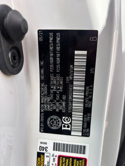 2021 Toyota Sienna XSE 7 Passenger