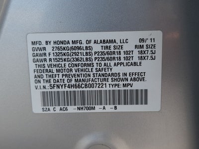 2012 Honda Pilot EX-L