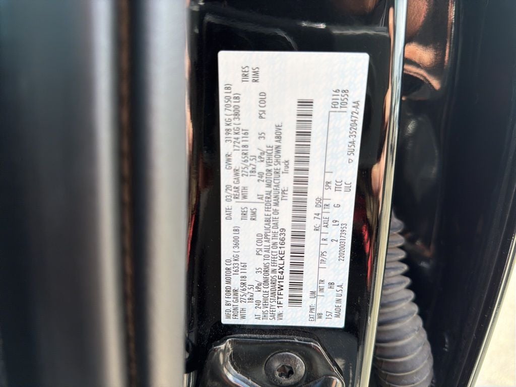 2020 Ford F-150 Lariat FX4