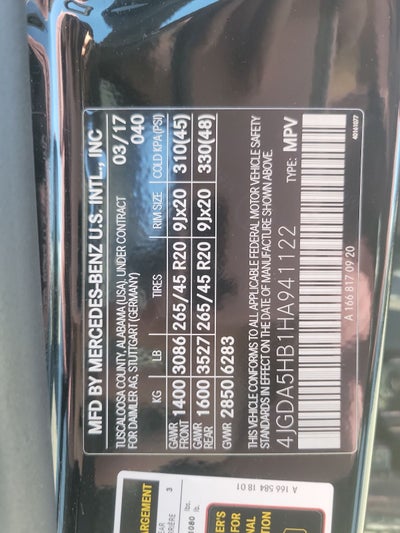 2017 Mercedes-Benz GLE GLE 350 4MATIC®