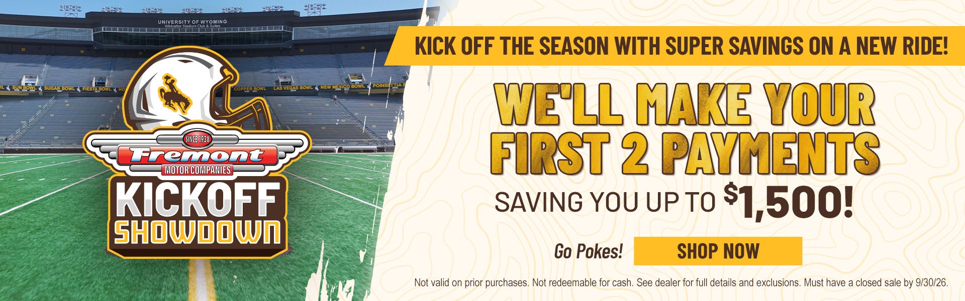 Kick Off Showdown Sales Event